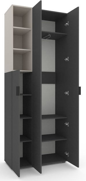 Dulap cu uși batante Nex Home A003L – modern, compact și încăpător [1]