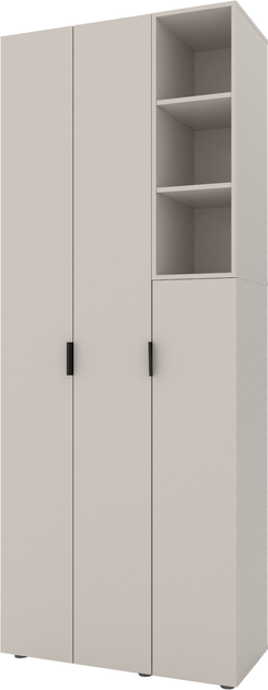 Dulapuri - Dulap cu uși batante Nex Home A003R, 900x420x2300 mm, Cashmere