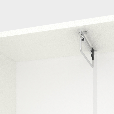 Dulap cu uși batante Nex Home A007 80x42x230 cm White Snow – Eleganță și organizare perfectă la înălțime [4]