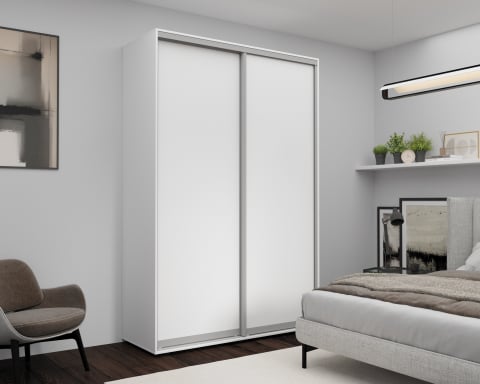 Dulapuri - Шкаф с раздвижными дверями Nex Home, ЛДСП, Белый 160x60x220 см