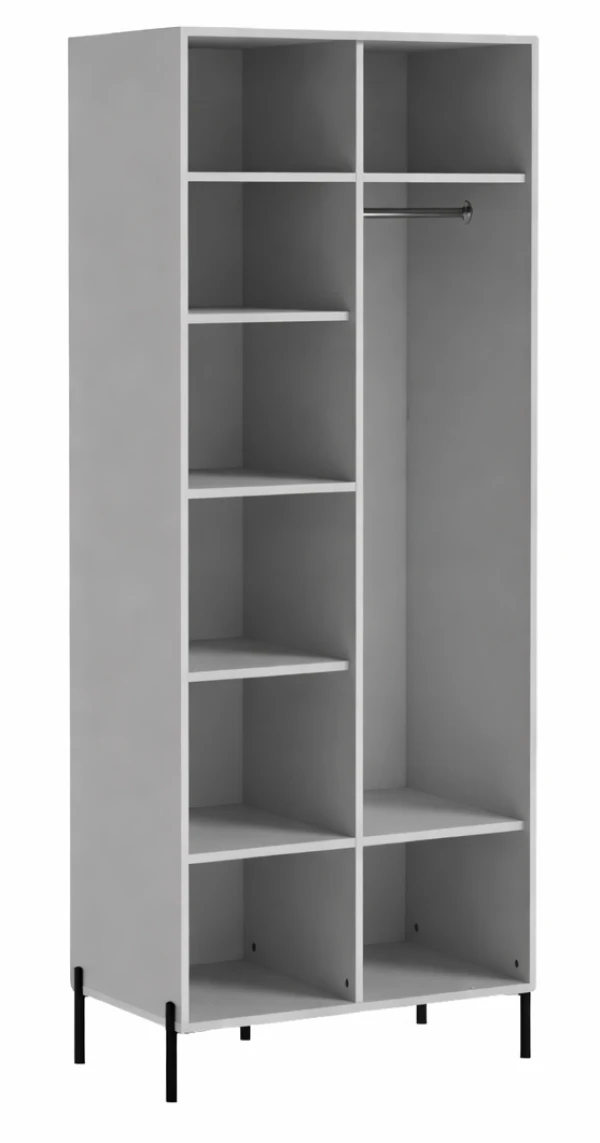 Dulap MatroLuxe Leada Light concrete (96.8 x 214 x 57.4 cm) [1]