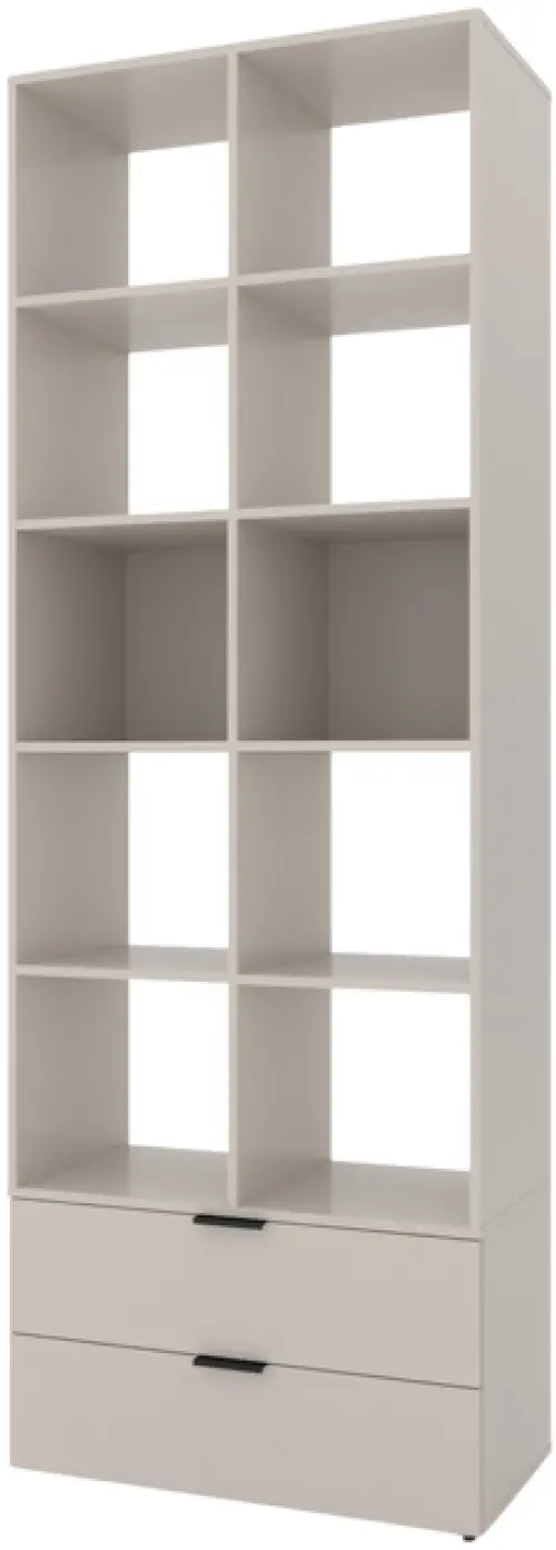 Dulapuri - Dulap pentru documente Nex Home A033, 800x420x2300 mm, PAL, Cashmere – soluția ideală pentru organizare modernă