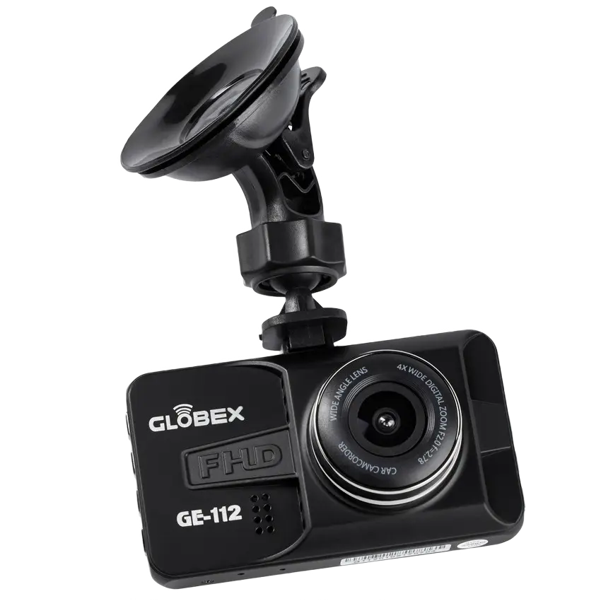 Produse si accesorii auto - DVR Globex GE-112  1980x1080 / 120° / microSDHC up to 32Gb / 1.5" LCD / USB
