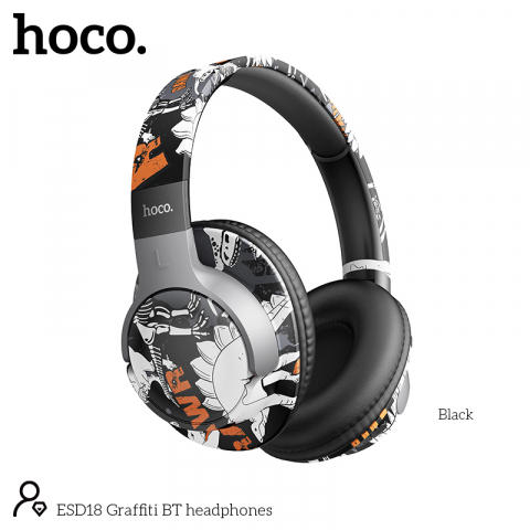 On/Over Ear - ESD18 Graffiti BT headphones