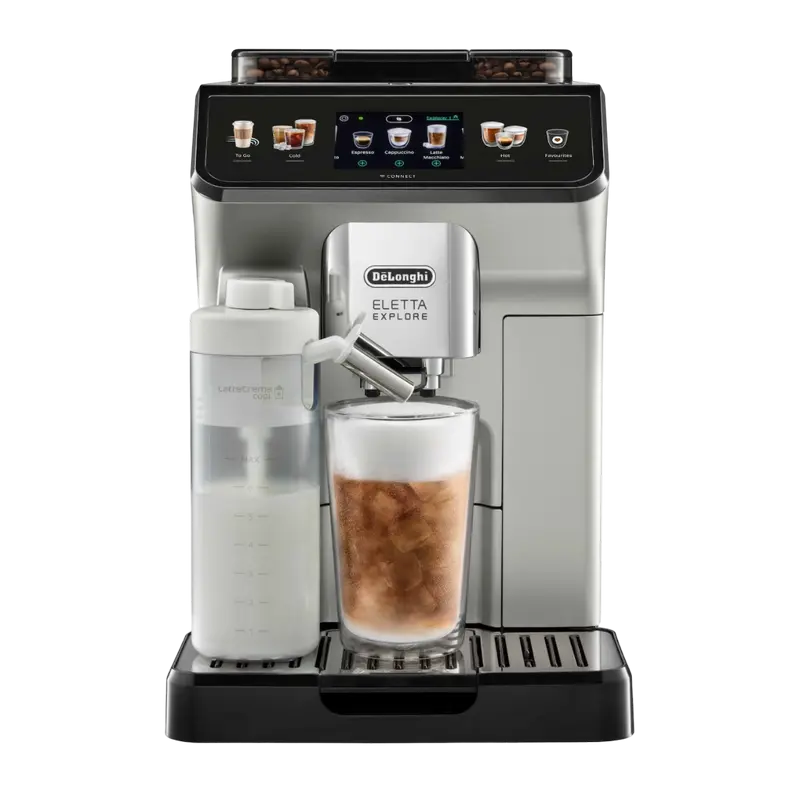 Кофемашины - Автоматическая кофемашина DeLonghi ECAM450.65.S – Идеальный кофе у тебя дома