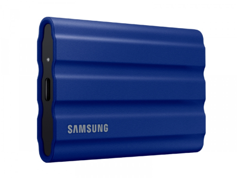2TB - External SSD 2TB Samsung T7, USB 3.2, Blue
