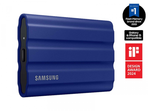 External SSD 2TB Samsung T7, USB 3.2, Blue [1]