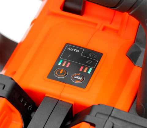 Fierăstrău cu lanț cu acumulator DAEWOO DACS 1642Li SET (2×21V, 2×5Ah, Motor Brushless, Lamă 40 cm, 25 m/s, 2 Acumulatori + Încărcător) [10]