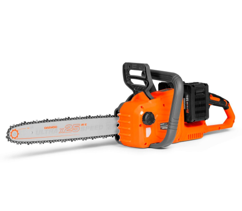 Fierăstrău cu lanț cu acumulator DAEWOO DACS 1642Li SET (2×21V, 2×5Ah, Motor Brushless, Lamă 40 cm, 25 m/s, 2 Acumulatori + Încărcător) [3]