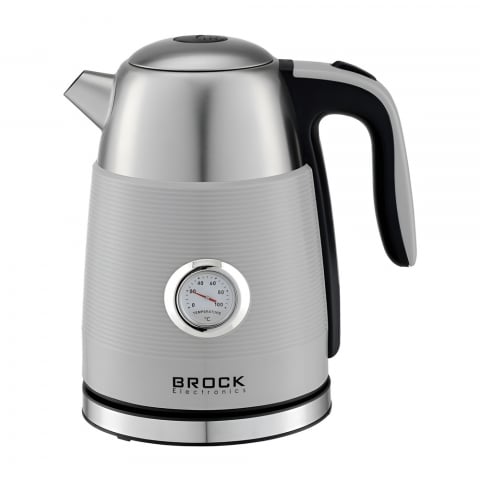 Fierbatoare de apa - Fierbător Electric BROCK WK 9805 GY, 1.7L, 1800W - Fierbere Rapidă și Eficientă