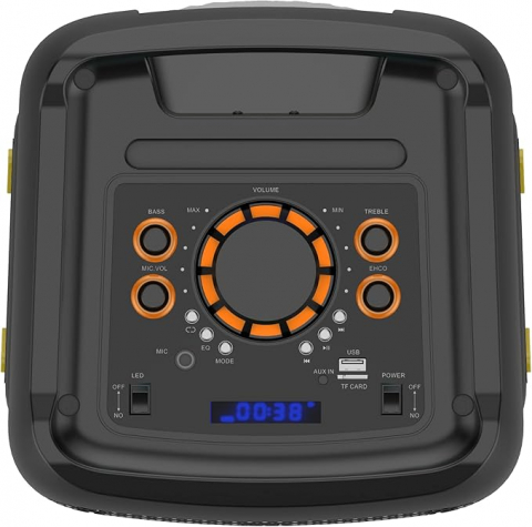 Flashbanger 777, 400W, Microfon wireless + Microfon cu fir (Boxă portabilă Bluetooth de 400W, woofer de 8 inch) [3]