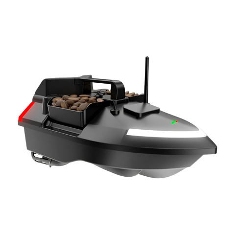 Flytec V020 Fishing Bait Boat – Barcă de nadit cu GPS, 40 puncte memorie, 500 m rază, baterie 12000 mAh, Black [2]
