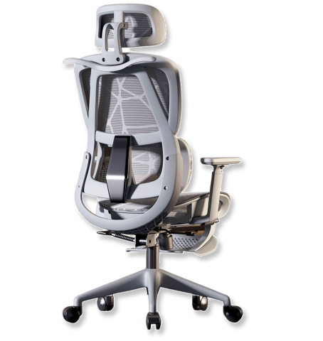 Эргономичное офисное кресло Nex Home Extra Gray — комфорт и правильная поддержка для работы [2]