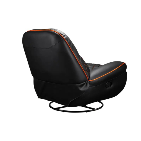 Fotoliu gaming Cougar Overlord cu suport pentru picioare, piele PU, Negru / Portocaliu (spătar 160°, până la 150 kg) [6]