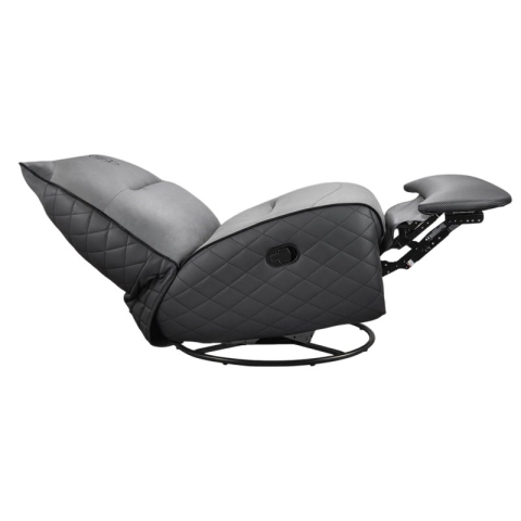 Fotoliu gaming Cougar Overlord Neo, piele PVC, Negru / Gri (spătar 160°, până la 150 kg) [6]