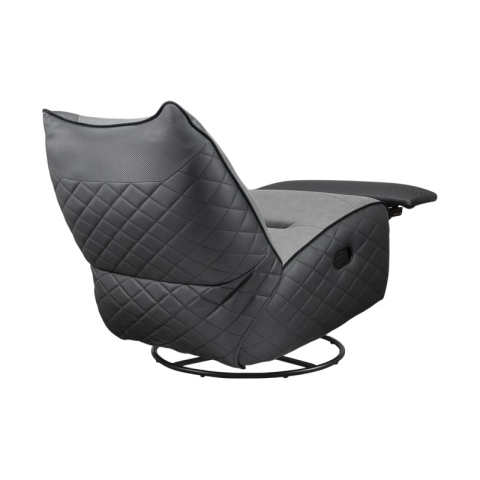 Fotoliu gaming Cougar Overlord Neo, piele PVC, Negru / Gri (spătar 160°, până la 150 kg) [8]