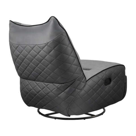 Fotoliu gaming Cougar Overlord Neo, piele PVC, Negru / Gri (spătar 160°, până la 150 kg) [7]