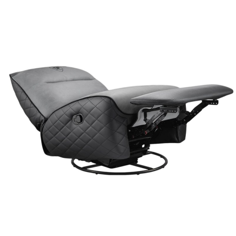 Fotoliu gaming Cougar Overlord Neo, piele PVC, Negru / Gri (spătar 160°, până la 150 kg) [10]