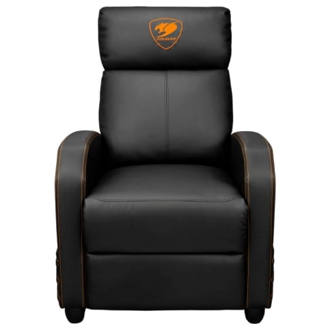 Mobilier - Fotoliu gaming Cougar Ranger Elite, piele PU, Negru / Portocaliu (spătar 160°, până la 135 kg)