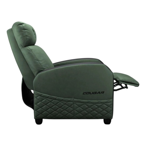 Fotoliu gaming Cougar Ranger Elite, țesătură și piele PU, Army Green (spătar 160°, până la 135 kg) [3]