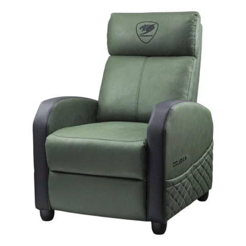 Fotoliu gaming Cougar Ranger Elite, țesătură și piele PU, Army Green (spătar 160°, până la 135 kg) [1]