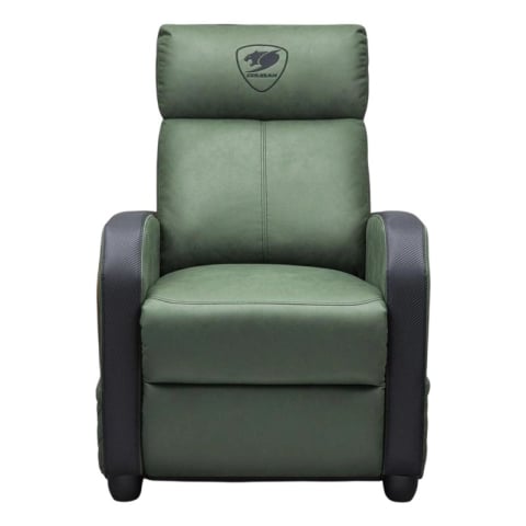 Mobilier - Fotoliu gaming Cougar Ranger Elite, țesătură și piele PU, Army Green (spătar 160°, până la 135 kg)