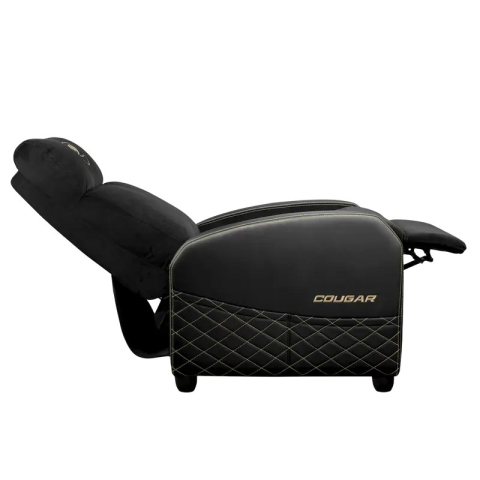 Fotoliu gaming Cougar Ranger Elite, țesătură și piele PU, Auriu (spătar 160°, până la 135 kg) [1]