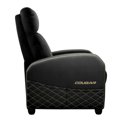 Fotoliu gaming Cougar Ranger Elite, țesătură și piele PU, Auriu (spătar 160°, până la 135 kg) [2]