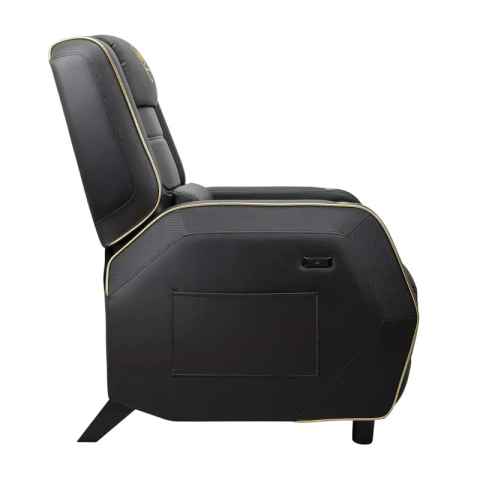Fotoliu gaming Cougar Ranger Pro Royal, piele PVC, Negru / Auriu (spătar 157°, până la 160 kg) [5]