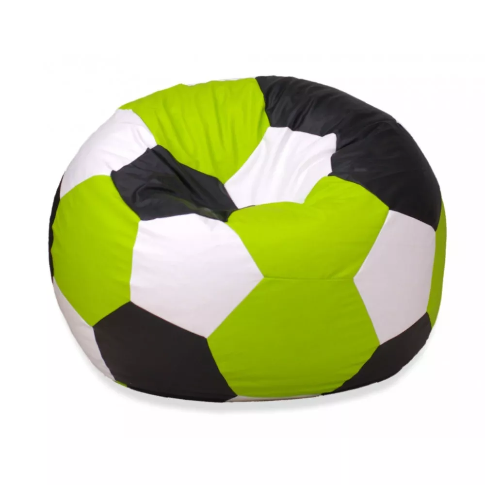 Кресла Bean Bag - Кресло мешок Mяч из экокожи Ares, размер XL, цвет зеленый, белый, черный