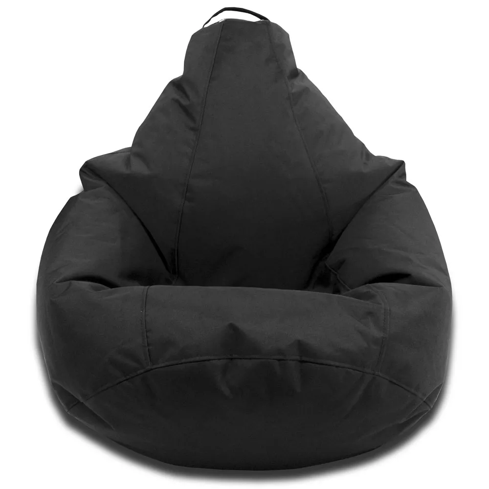 Кресла Bean Bag - Кресло мешок Груша из Оксфорда 600D, размер "XL" чёрного цвета