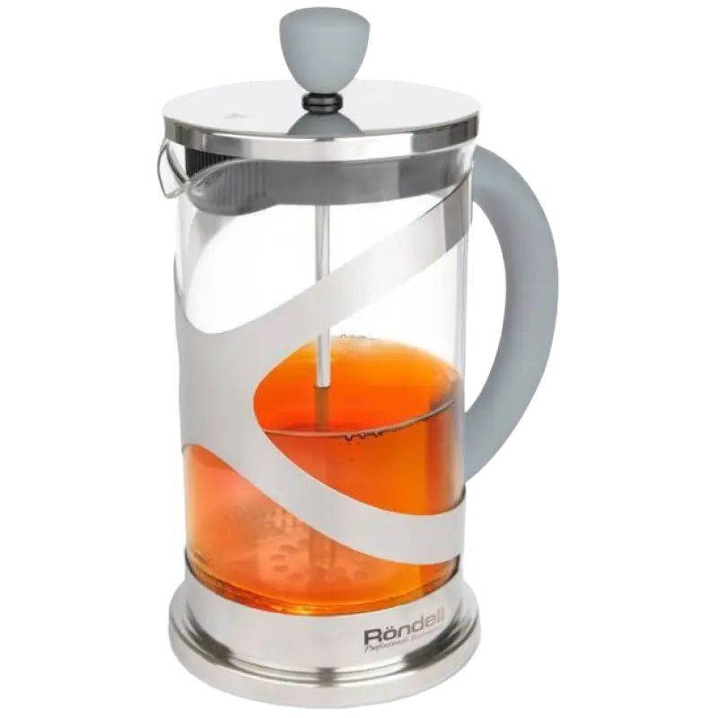 Casa și grădina - French Press pentru cafea și ceai Rondell RDS-839, Sticlă, 0.6L, Wonder