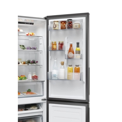 Frigider cu două uși Candy CNCQ2T518EX, Oțel inoxidabil (279 l, 182,5 cm, Total No Frost) [6]