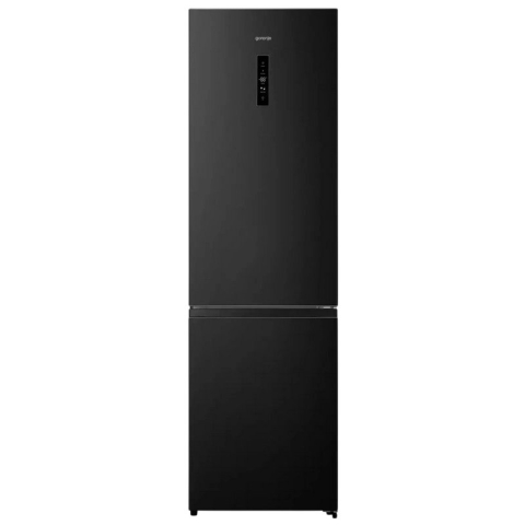Бытовая техника - Холодильник двухдверный Gorenje NRK620EABK4, чёрный (336 л, 200,4 см, Total No Frost)