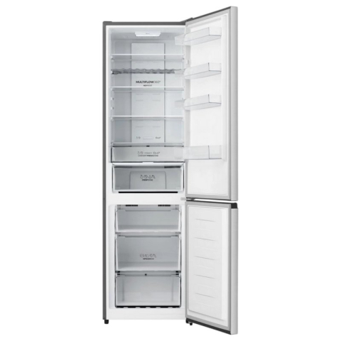 Холодильник двухдверный Gorenje NRK620EAXL4, серый (336 л, 200,4 см, Total No Frost) [3]