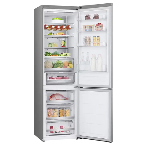 Холодильник двухдверный LG GBV5250EPY, нержавеющая сталь (387 л, 203 см, Total No Frost, инвертор) [6]