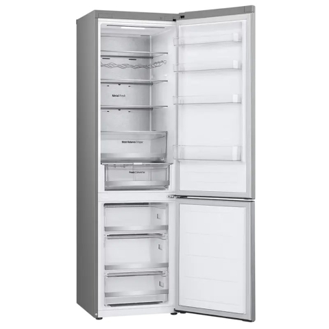 Холодильник двухдверный LG GBV5250EPY, нержавеющая сталь (387 л, 203 см, Total No Frost, инвертор) [1]