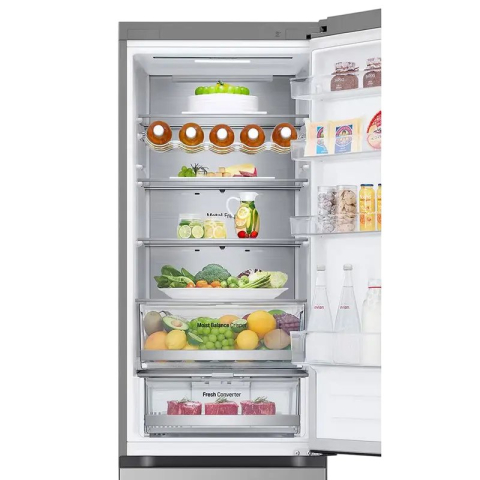 Холодильник двухдверный LG GBV5250EPY, нержавеющая сталь (387 л, 203 см, Total No Frost, инвертор) [4]