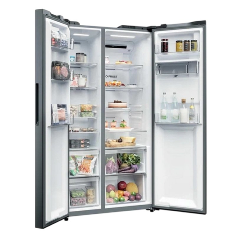 Frigider Side-by-Side Candy CNSQ2T918EWX, Oțel inoxidabil (523 l, 177,5 cm, dezghețare automată, Inverter) [8]
