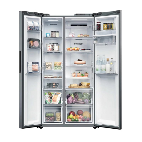 Frigider Side-by-Side Candy CNSQ2T918EWX, Oțel inoxidabil (523 l, 177,5 cm, dezghețare automată, Inverter) [6]