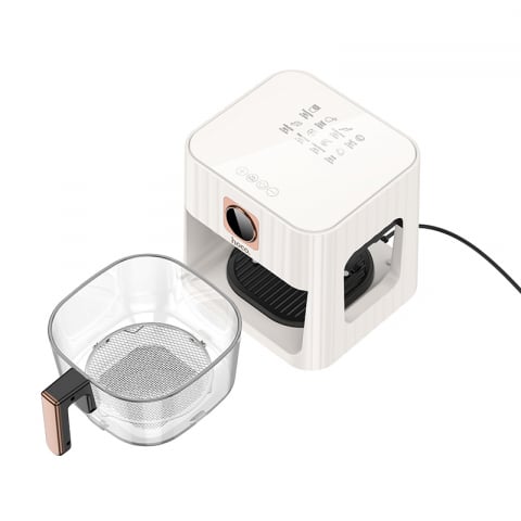 Friteuză cu Aer HE22 – 4.5L, Sticlă Borosilicată, Touch Screen și 8 Programe de Gătit [2]