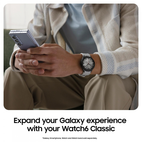 Galaxy Watch6 Classic 47 мм, серебристый (США) [5]