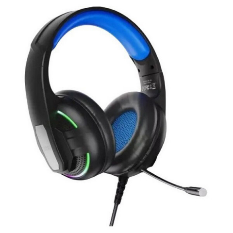 GE-09 Static RGB Long Mic Headworn Game Earphones USB+3.5 (with adapter cable) [2]