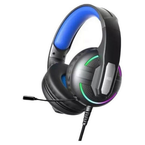 On/Over Ear - GE-09 Static RGB Long Mic Headworn Game Earphones USB+3.5 (with adapter cable)