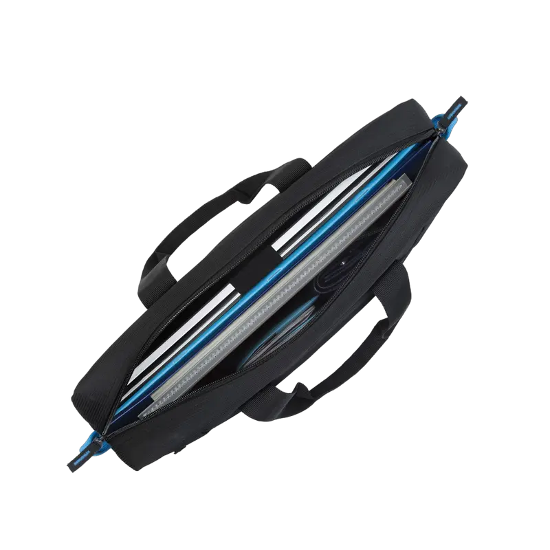 Сумка для ноутбука RivaCase Regent 16" Чёрная – Элегантная, прочная и полная практичных карманов! [1]