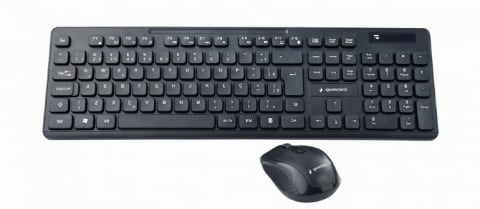 Calculatoare - Gembird KBS-WCH-03, Wireless desktop set, black, US-layout, Black