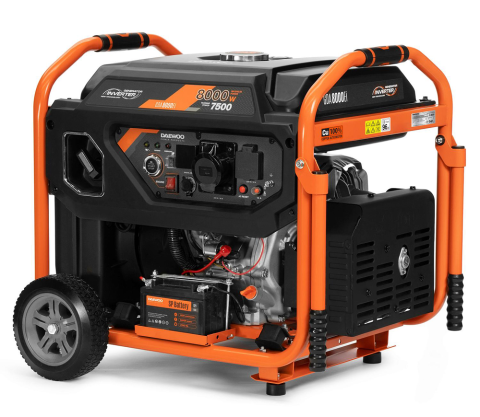 Generator electric Inverter pe benzină DAEWOO GDA 8000Ei (8 kW, 230V, Pornire Electrică, Compatibil ATS, Display 3 în 1, Cuprum) [2]