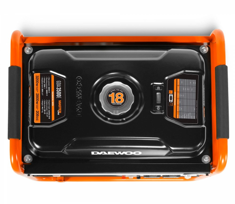 Generator pe benzină DAEWOO GDA 3500E (3.2 kW Max, 2.8 kW Nominal, AVR, Pornire Electrică/Manuală, Rezervor 18L) [6]