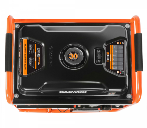 Бензиновый генератор DAEWOO GDA 6500E (5.5 кВт Макс, 5 кВт Ном, AVR, Электростарт/Ручной, Бак 30л) [6]