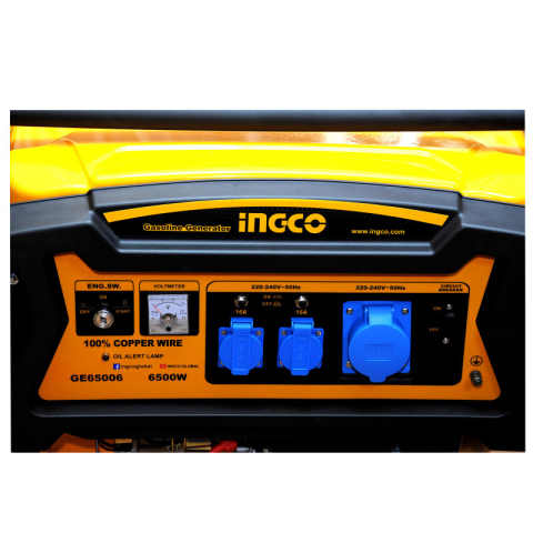 Бензиновый генератор INGCO GE65006 6.5 кВт – Надёжный резервный источник питания для дома, стройки или дачи! [2]